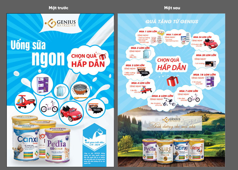 Tờ rơi quảng cáo Genius