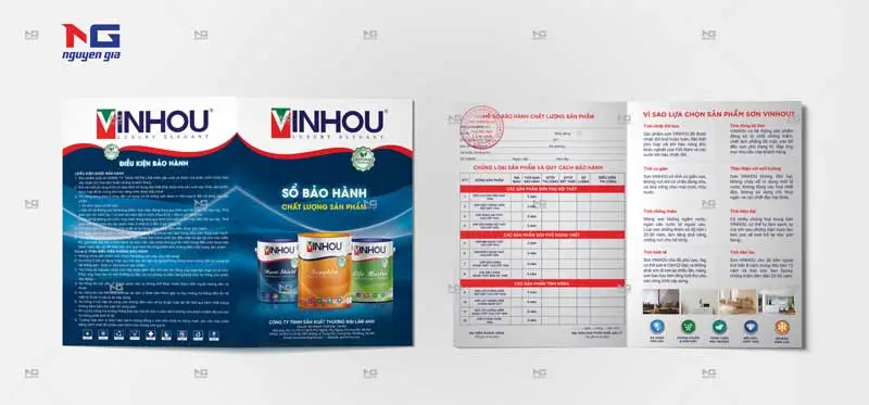 mẫu tờ gấp đôi đẹp