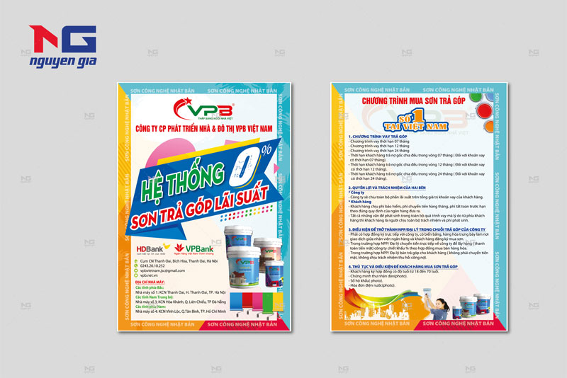 Mẫu tờ rơi, tờ gấp đẹp