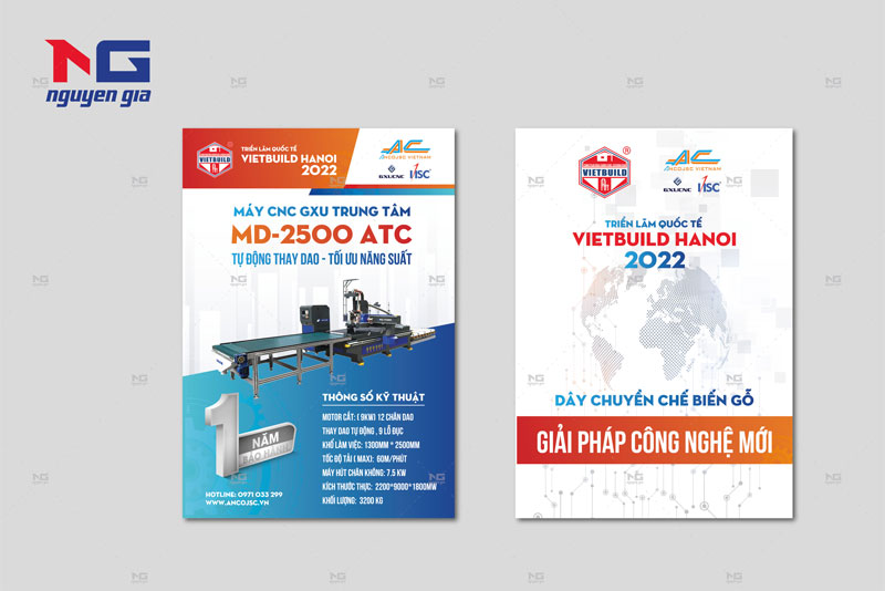 Mẫu tờ rơi quảng cáo Vietbuild