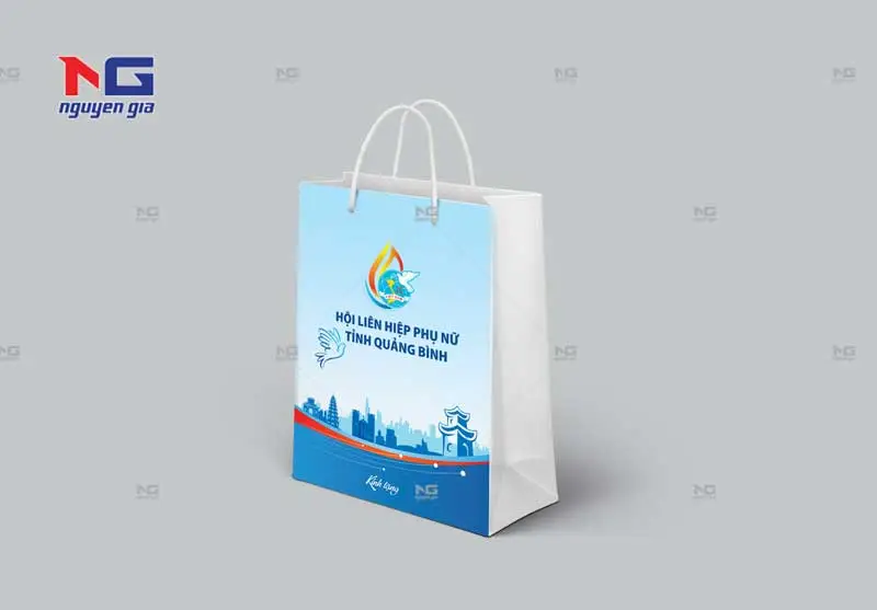 mẫu túi giấy hiệp hội Phụ nữ tỉnh Quảng Bình