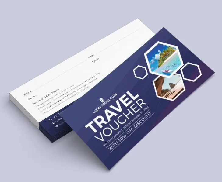 mẫu voucher giảm giá du lịch