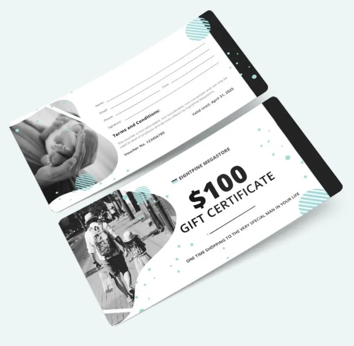 mẫu voucher giảm giá 