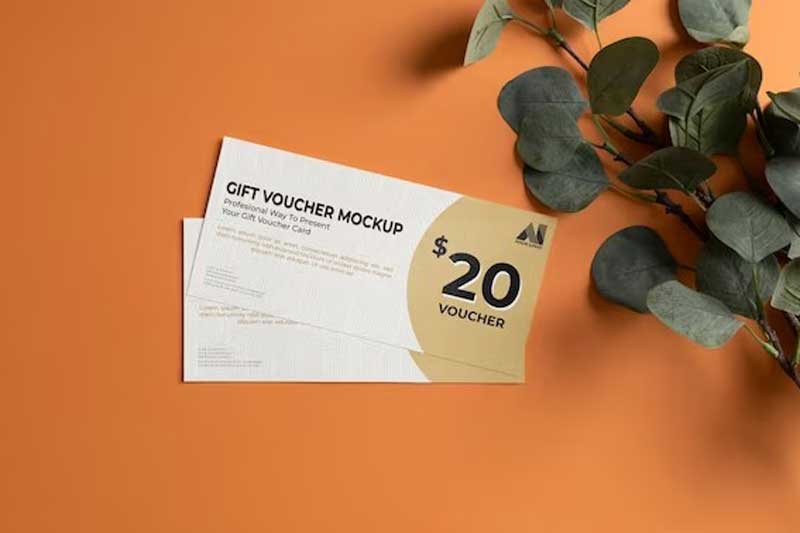 mẫu voucher giảm giá