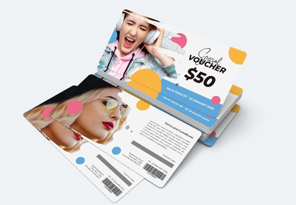 Mẫu voucher giảm giá