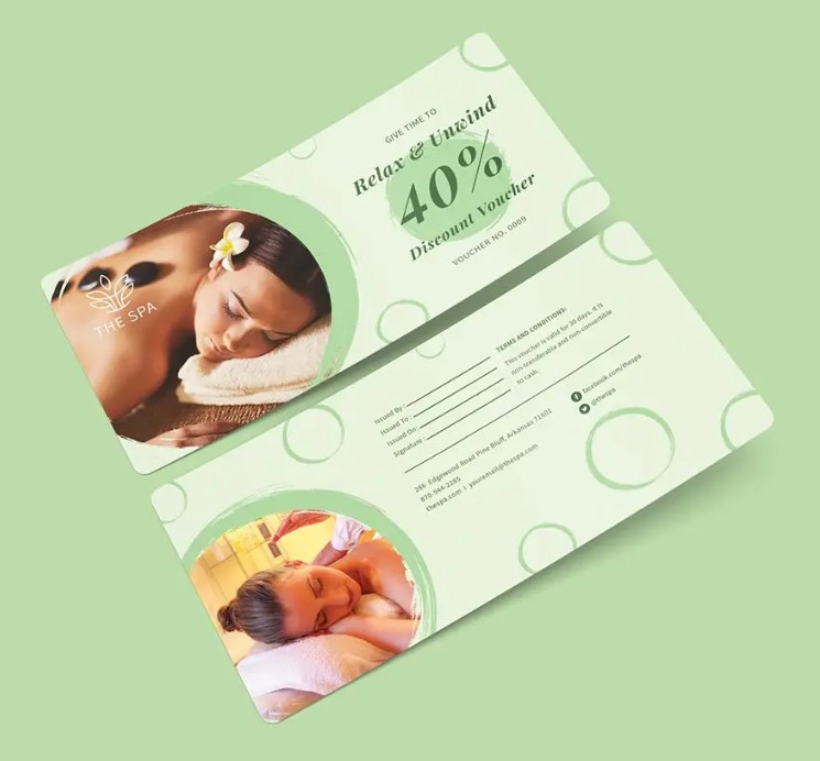mẫu voucher spa