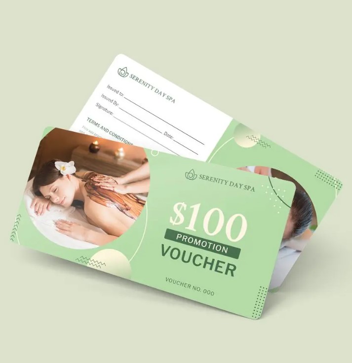 mẫu voucher spa đẹp