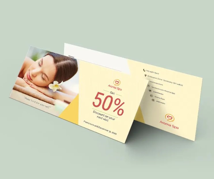 mẫu voucher spa đẹp