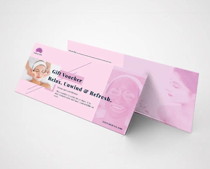mẫu phiếu giảm giá cho spa