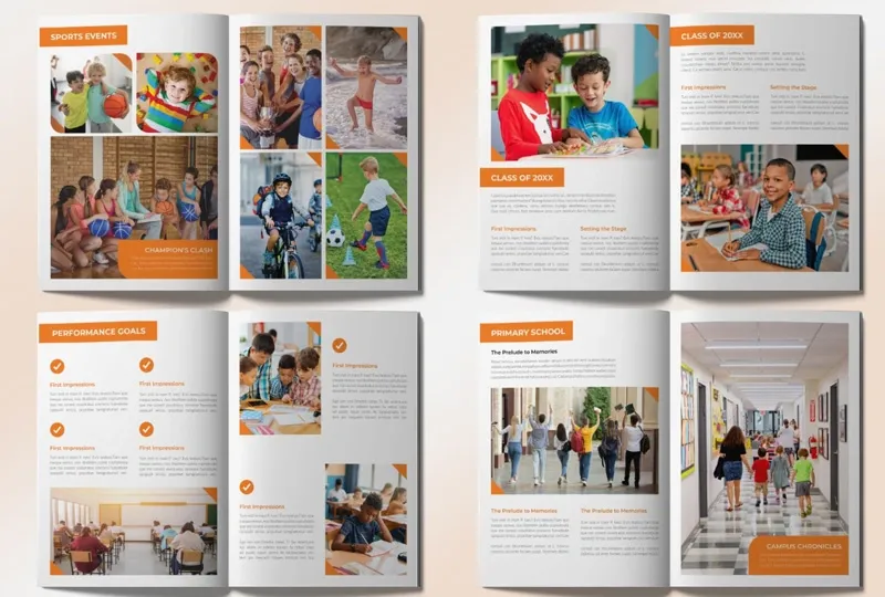 mẫu yearbook đẹp