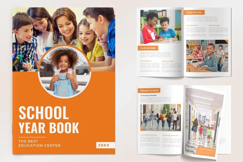 mẫu yearbook đẹp