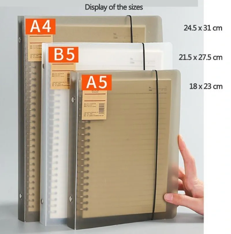 Kích thước sổ tay A4, A5, A6 