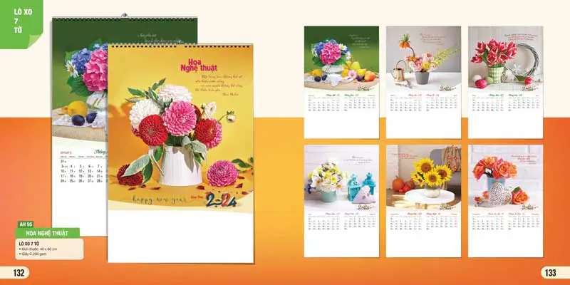 Lịch lò xo mã số AH 95