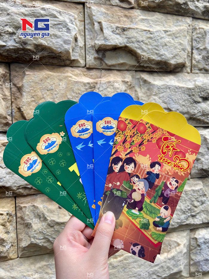 Mẫu bao lì xì Tết 2026 Bính Ngọ