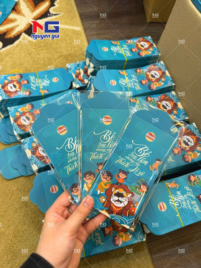 In và thiết kế bao lì xì theo yêu cầu