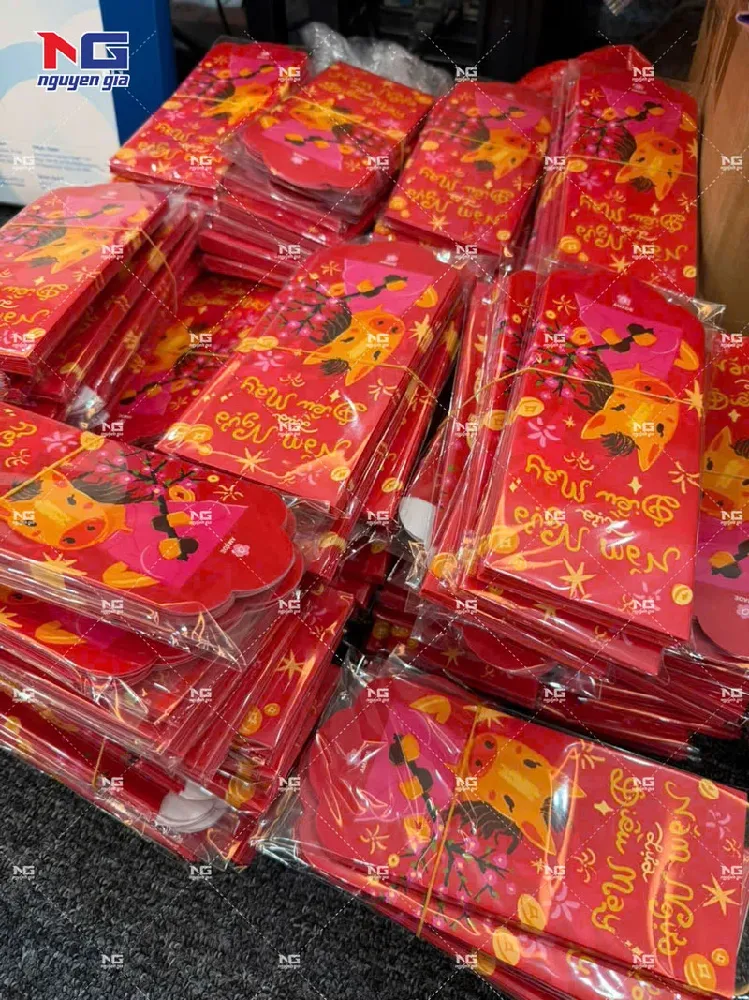 Mẫu lì xì thực tế