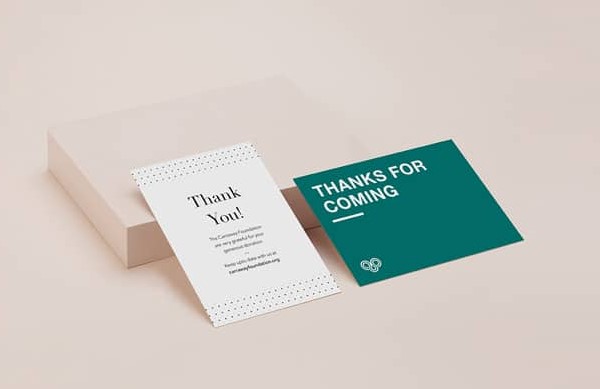 Thank you card