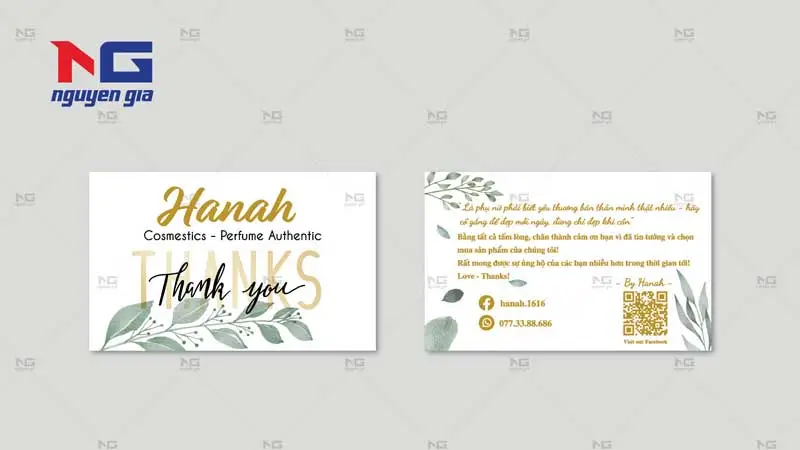 Card cảm ơn khách hàng