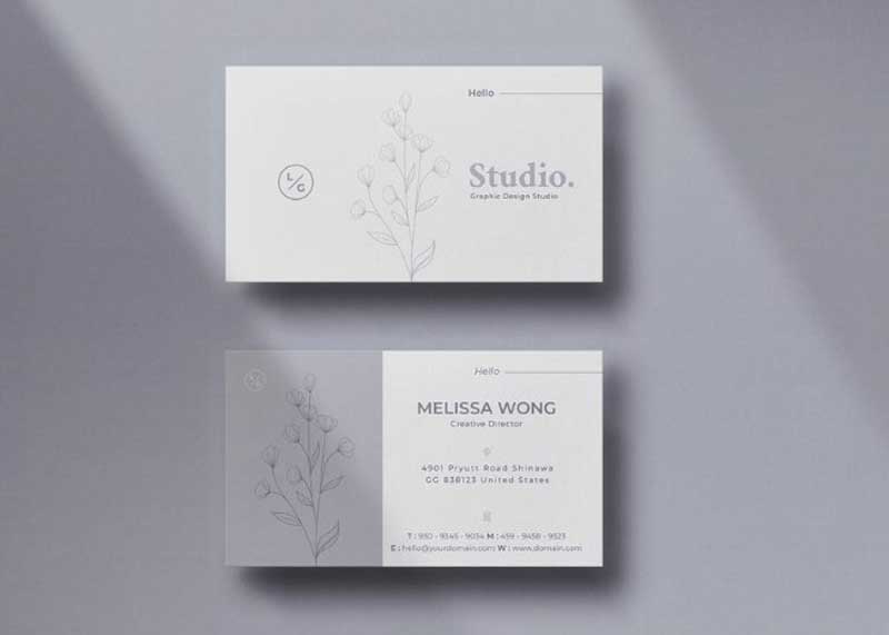 mẫu card visit giám đóc đẹp