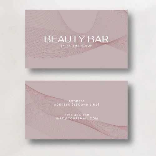 mẫu card visit mỹ phẩm