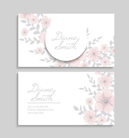 mẫu card visit mỹ phẩm