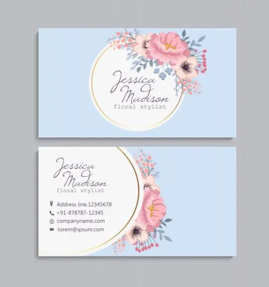 mẫu card visit mỹ phẩm