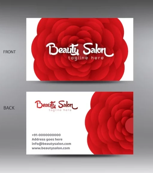 mẫu card visit mỹ phẩm