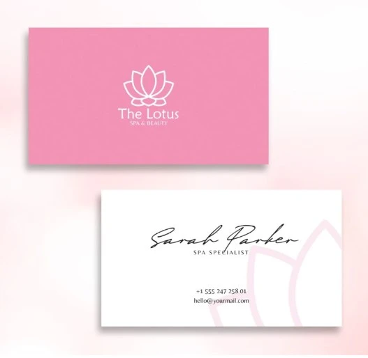 mẫu card visit mỹ phẩm