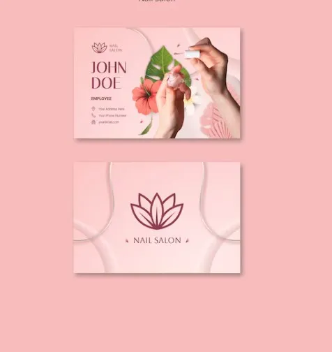 mẫu card visit spa