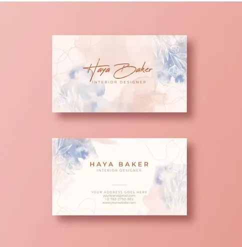 mẫu card visit spa