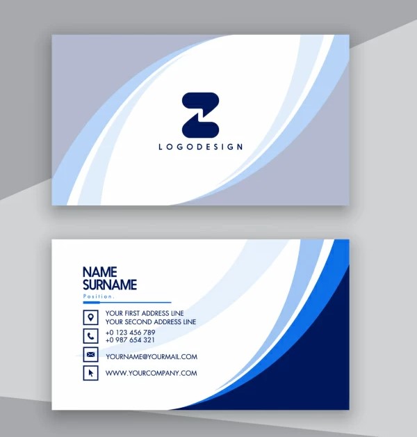 mẫu card danh thiếp