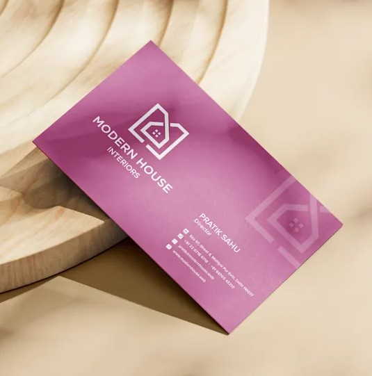 mẫu card visit sang trọng