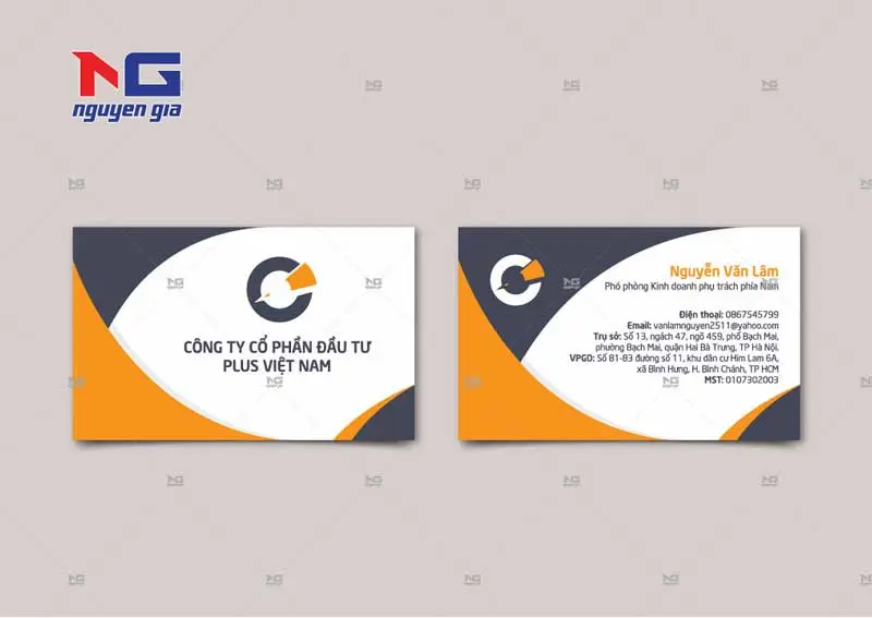 Mẫu name card visit đẹp