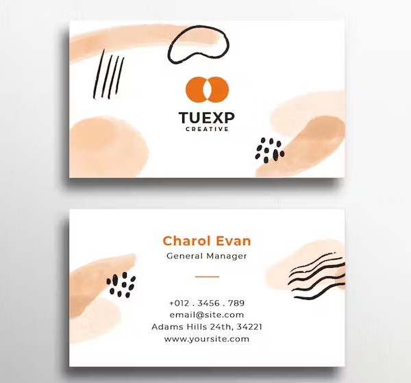 mẫu card visit