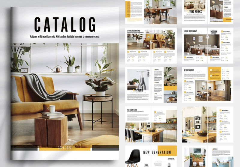 mẫu catalogue nội thất