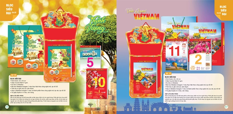 mẫu lịch tết giáp thìn
