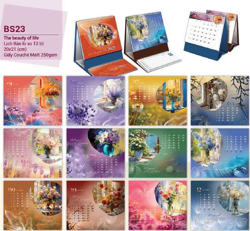 mẫu lịch bàn bs 23