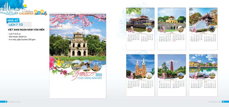 mẫu lịch đẹp