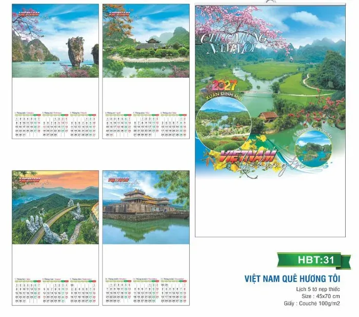 mẫu lịch tết treo tường đắc nhân tâm