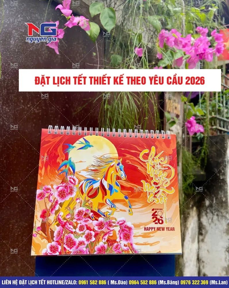 lịch để bàn đẹp
