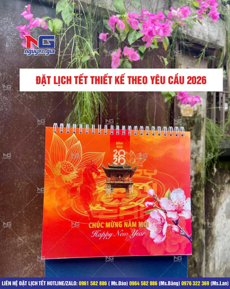 Lịch tết để bàn