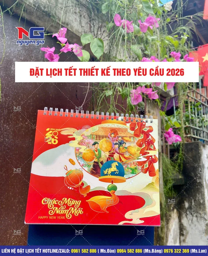 lịch để bàn đẹp