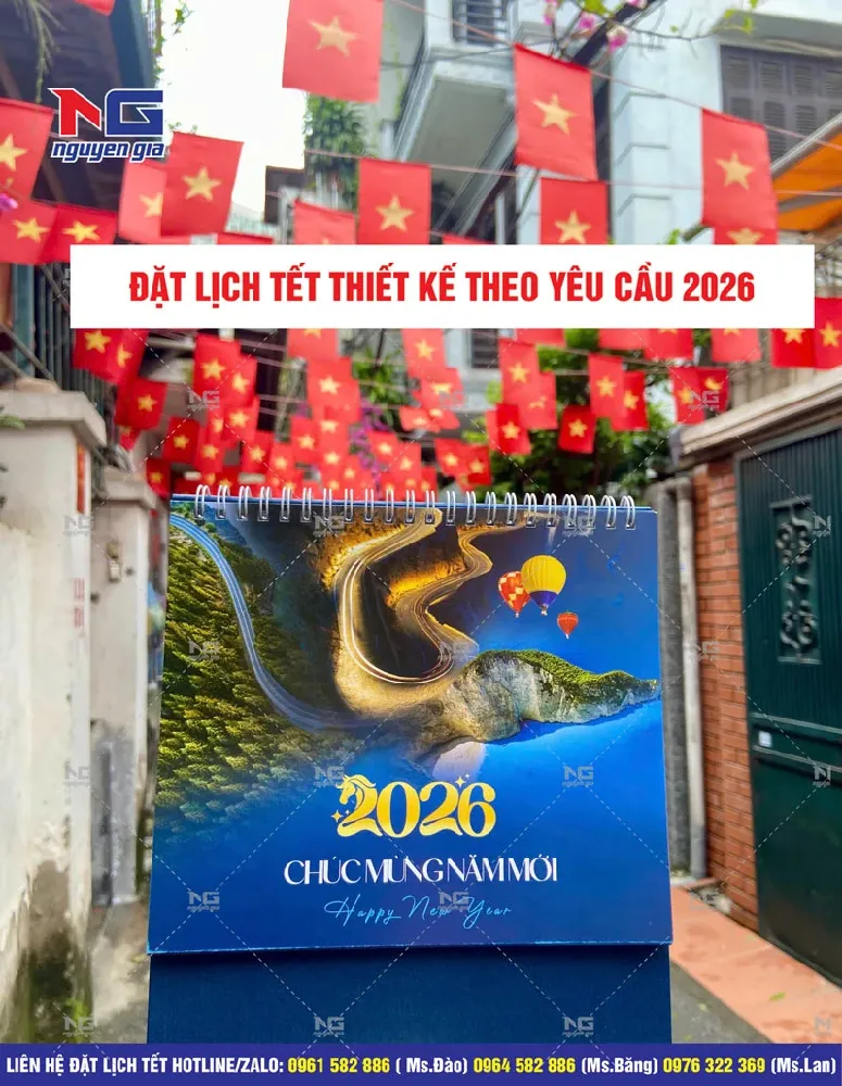 Lịch tết để bàn