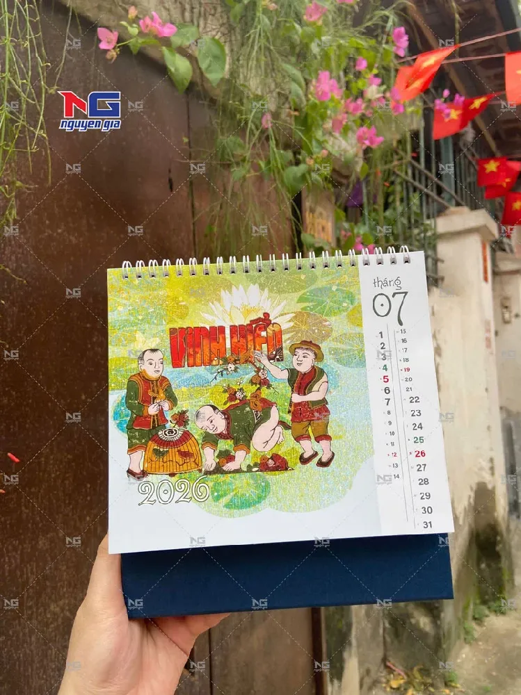 mẫu lịch tết đẹp 2026