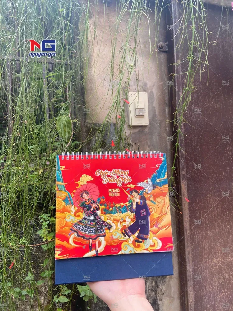 mẫu lịch tết 2026