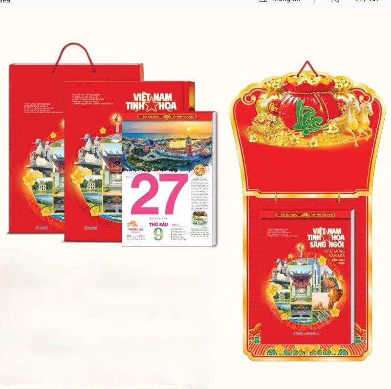 in lịch bloc đẹp