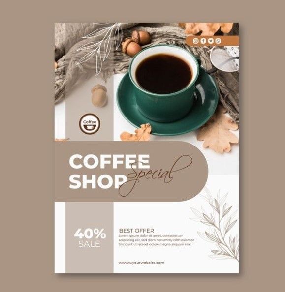 mẫu tờ rơi quán cafe 