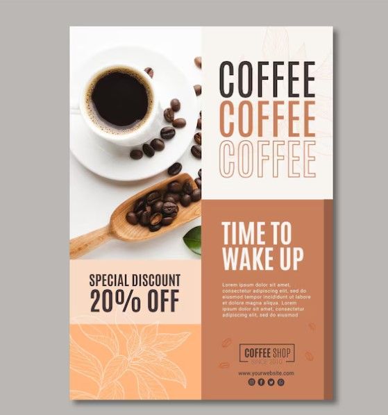 mẫu tờ rơi quán cafe 