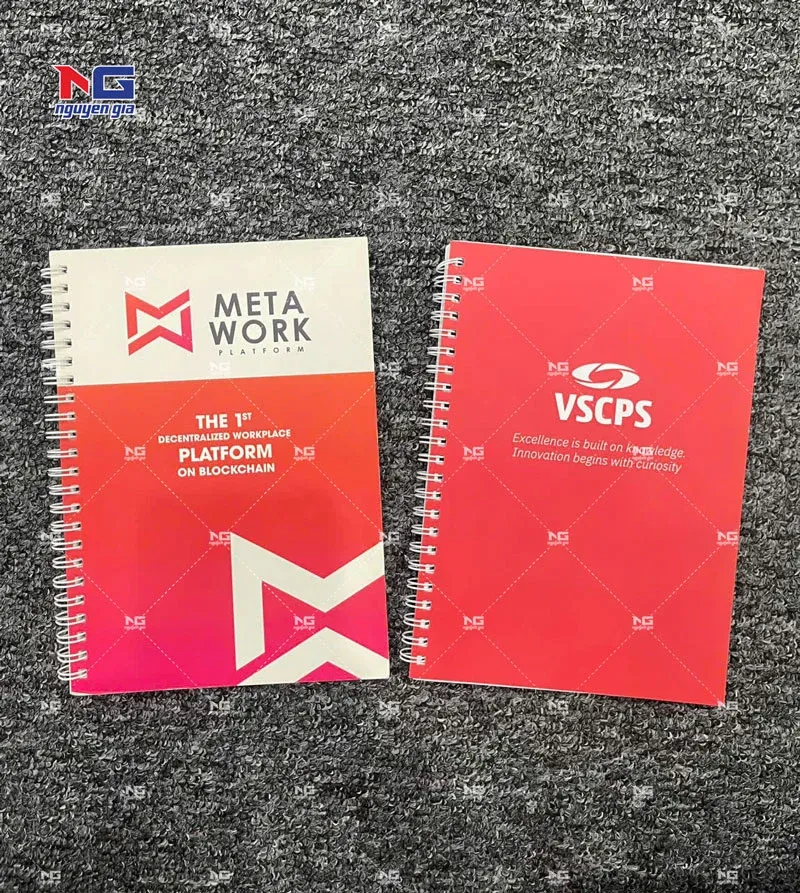 sổ lò xò meta work đẹp