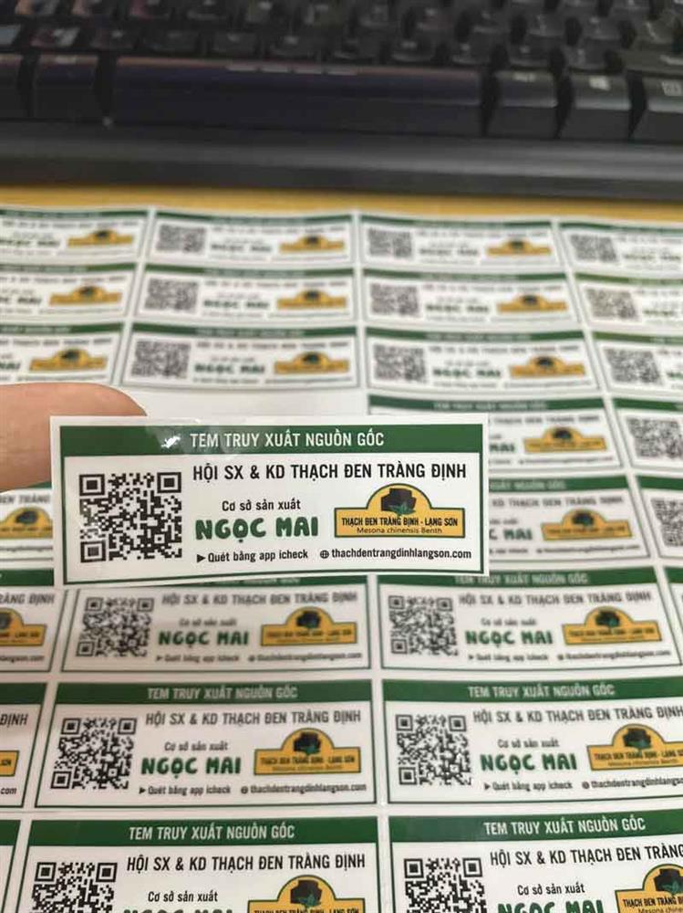 mẫu tem decal sản phẩm